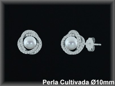 Pendientes de Plata al Por Mayor ref MR102  Mayorista de pendientes en Plata