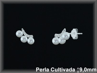 Pendientes de Plata al Por Mayor ref MR105  Mayorista de pendientes en Plata