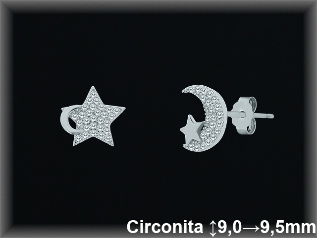 Mayorista de Plata en Pendientes ref MZ521  Pendientes de Plata al por Mayor