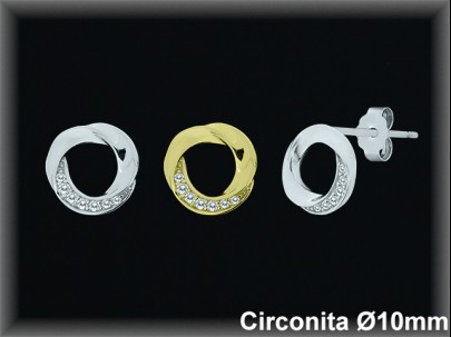 Pendientes de Plata al Por Mayor ref MZ545C  Mayorista de Pendientes de Plata