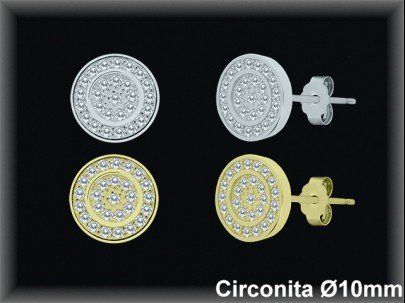 Pendientes de Plata al Por Mayor ref MZ735C  Mayorista de Pendientes de Plata