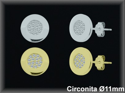 Pendientes de Plata al Por Mayor ref MZ736C  Mayorista de Pendientes de Plata