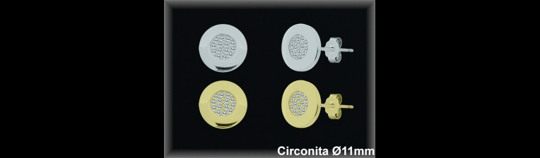 Pendientes de Plata al Por Mayor ref MZ736C  Mayorista de Pendientes de Plata