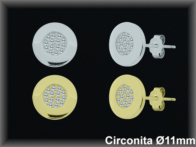 Pendientes de Plata al Por Mayor ref MZ736C  Mayorista de Pendientes de Plata