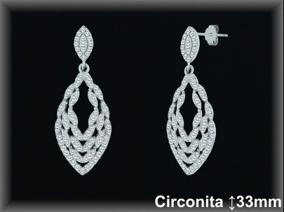 Mayorista de Plata en Pendientes ref Z8449  Pendientes de Plata al por Mayor