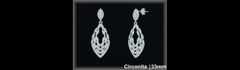 Mayorista de Plata en Pendientes ref Z8449  Pendientes de Plata al por Mayor