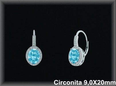 Pendientes de Plata al Por Mayor ref Z8626G  Mayorista de Pendientes de Plata