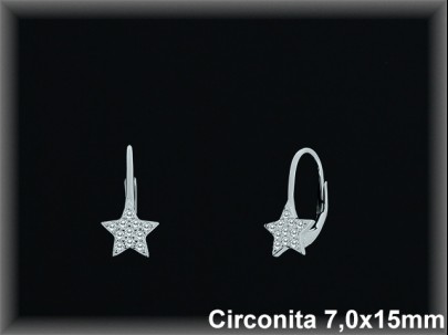 Pendientes de Plata al Por Mayor ref Z8666  Mayorista de Pendientes de Plata