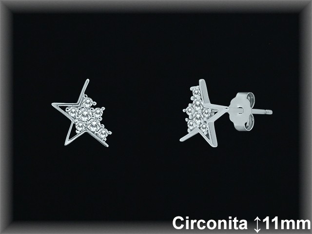 Pendientes de Plata al Por Mayor ref MZ208  Mayorista de Pendientes de Plata