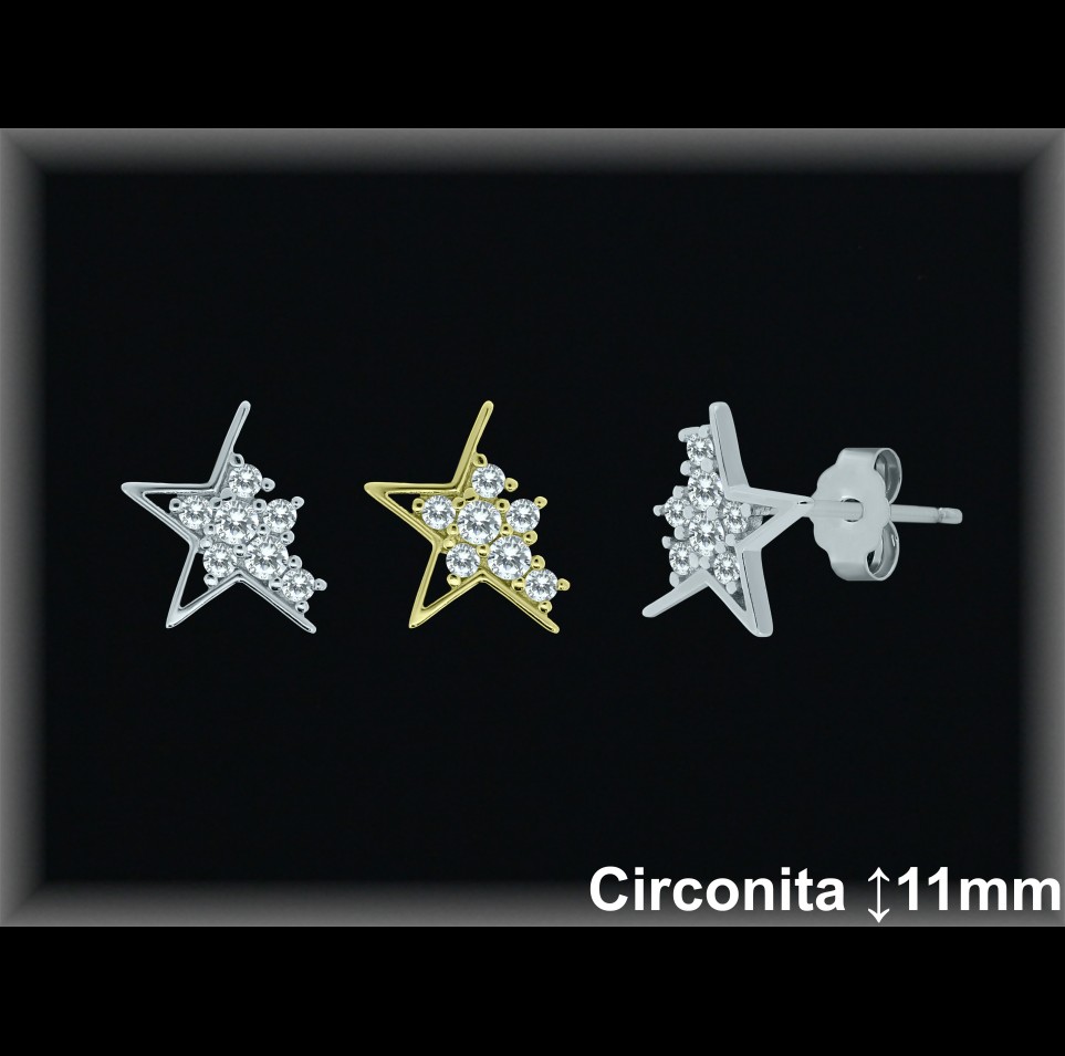 Pendientes de Plata al Por Mayor ref MZ208C  Mayorista de Pendientes de Plata