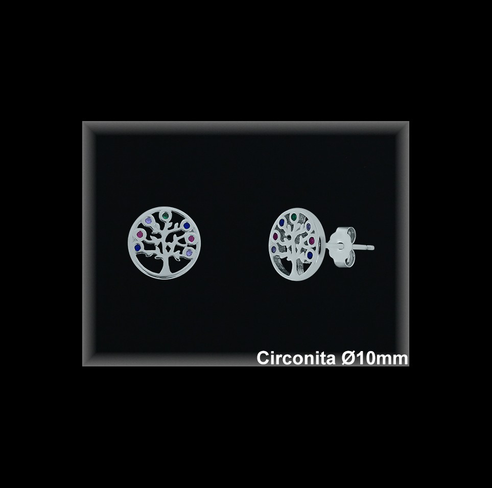 Pendientes de Plata al Por Mayor ref MZ403  Mayorista de Pendientes de Plata