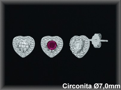 Mayorista de Plata en Pendientes ref MZ738R  Pendientes de Plata al por Mayor