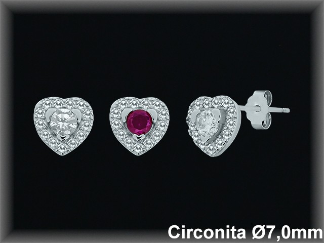 Mayorista de Plata en Pendientes ref MZ738R  Pendientes de Plata al por Mayor