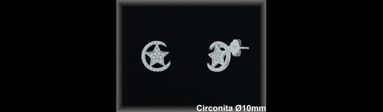 Mayorista de Plata en Pendientes ref MZ757  Pendientes de Plata al por Mayor