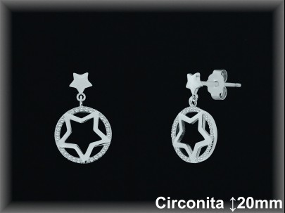 Mayorista de Plata en Pendientes ref Z8548  Pendientes de Plata al por Mayor