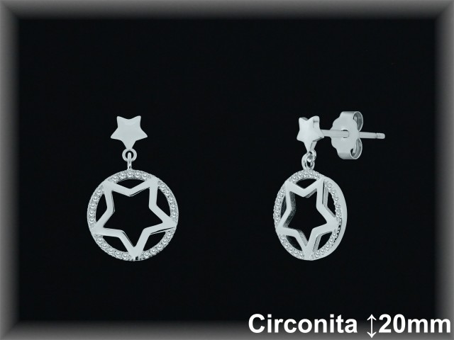Mayorista de Plata en Pendientes ref Z8548  Pendientes de Plata al por Mayor