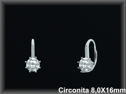 Pendientes de Plata al Por Mayor ref Z8659  Mayorista de Pendientes de Plata
