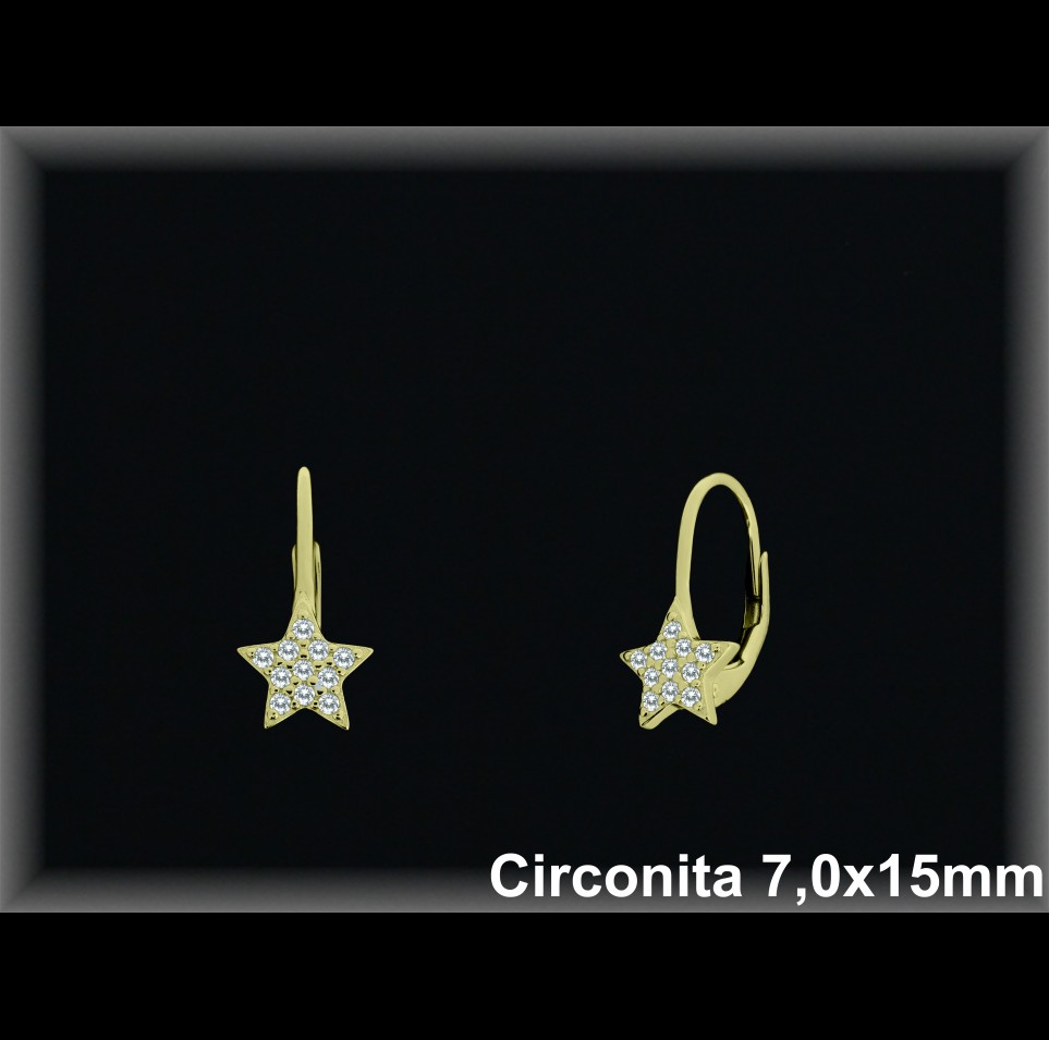 Pendientes de Plata al Por Mayor ref Z8666C  Mayorista de Pendientes de Plata