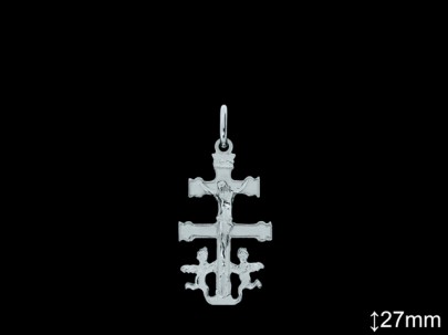 Cruces de Plata al Por Mayor ref 4601  Mayorista de Cruces de Plata