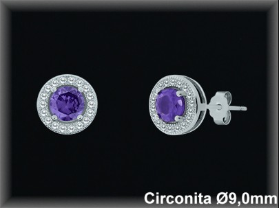 Pendientes de Plata al Por Mayor ref MZ505A  Mayorista de Pendientes de Plata