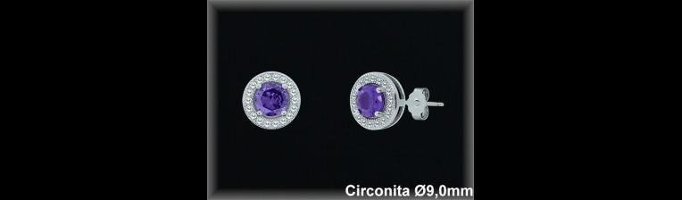 Pendientes de Plata al Por Mayor ref MZ505A  Mayorista de Pendientes de Plata