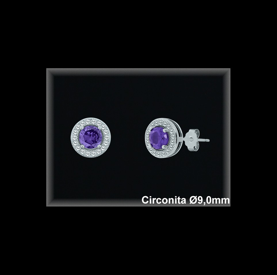 Pendientes de Plata al Por Mayor ref MZ505A  Mayorista de Pendientes de Plata