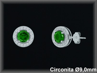 Pendientes de Plata al Por Mayor ref MZ505D  Mayorista de Pendientes de Plata
