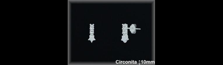 Mayorista de Plata en Pendientes ref MZ569  Pendientes de Plata al por Mayor