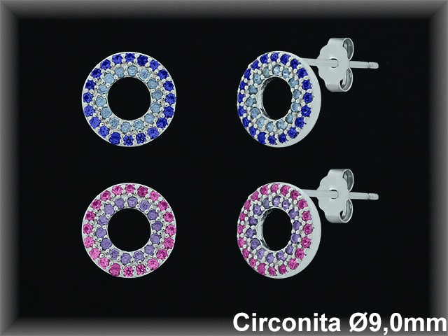 Mayorista de Plata en Pendientes ref MZ582A  Pendientes de Plata al por Mayor