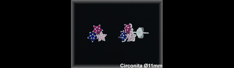 Pendientes de Plata al Por Mayor ref MZ585T  Mayorista de Pendientes de Plata