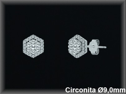 Pendientes de Plata al Por Mayor ref MZ029  Mayorista de Pendientes de Plata