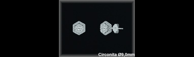 Pendientes de Plata al Por Mayor ref MZ029  Mayorista de Pendientes de Plata