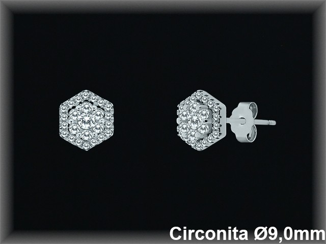 Pendientes de Plata al Por Mayor ref MZ029  Mayorista de Pendientes de Plata