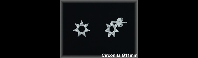 Pendientes de Plata al Por Mayor ref MZ209  Mayorista de Pendientes de Plata