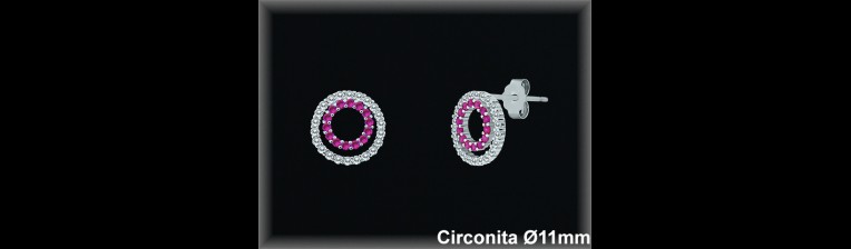 Pendientes de Plata al Por Mayor ref MZ504R  Mayorista de Pendientes de Plata