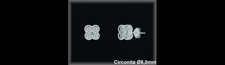 Pendientes de Plata al Por Mayor ref MZ540  Mayorista de Pendientes de Plata
