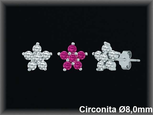 Mayorista de Plata en Pendientes ref MZ563R  Pendientes de Plata al por Mayor