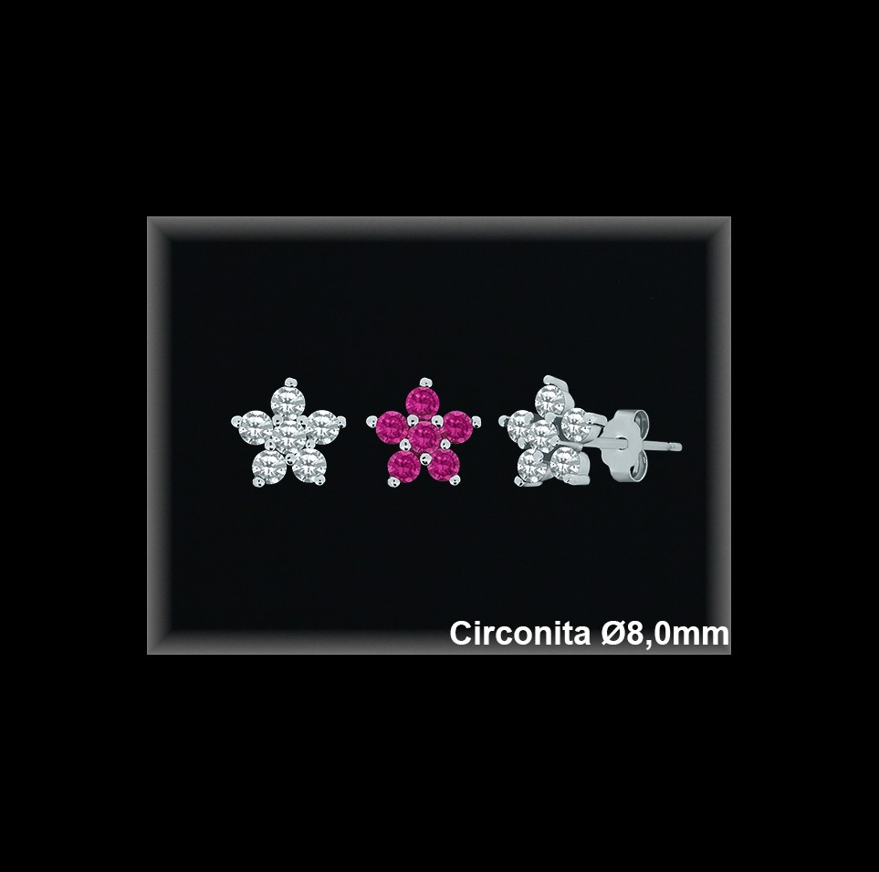 Mayorista de Plata en Pendientes ref MZ563R  Pendientes de Plata al por Mayor