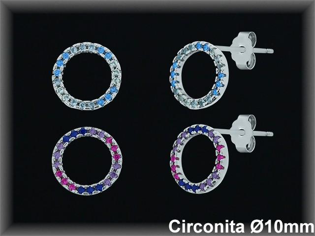 Mayorista de Plata en Pendientes ref MZ580T  Pendientes de Plata al por Mayor