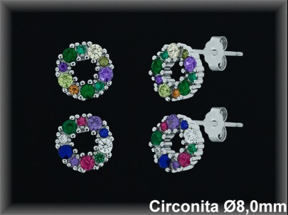 Mayorista de Plata en Pendientes ref MZ586T  Pendientes de Plata al por Mayor