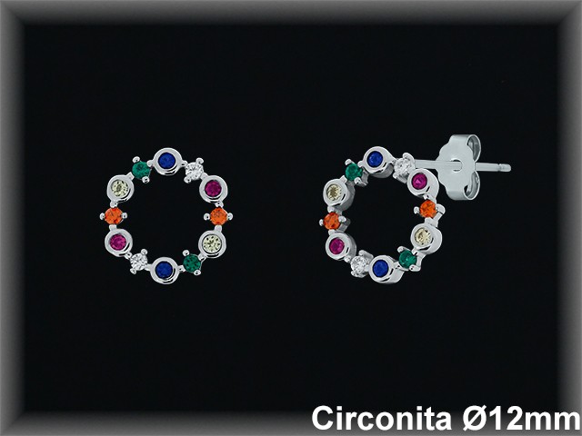 Pendientes de Plata al Por Mayor ref MZ589T  Mayorista de Pendientes de Plata