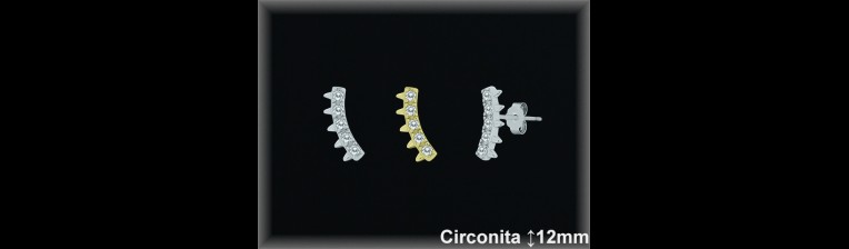 Mayorista de Plata en Pendientes ref MZ590C  Pendientes de Plata al por Mayor
