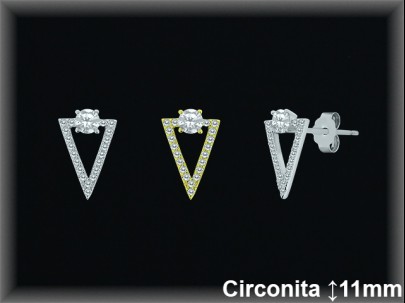Mayorista de Plata en Pendientes ref MZ705C  Pendientes de Plata al por Mayor
