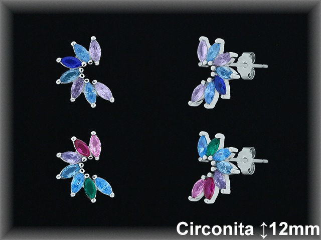 Pendientes de Plata al Por Mayor ref MZ708T  Mayorista de Pendientes de Plata