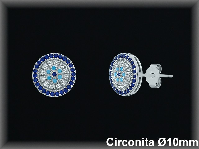 Pendientes de Plata al Por Mayor ref MZ756  Mayorista de Pendientes de Plata