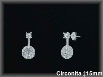 Mayorista de Plata en Pendientes ref Z8461  Pendientes de Plata al por Mayor