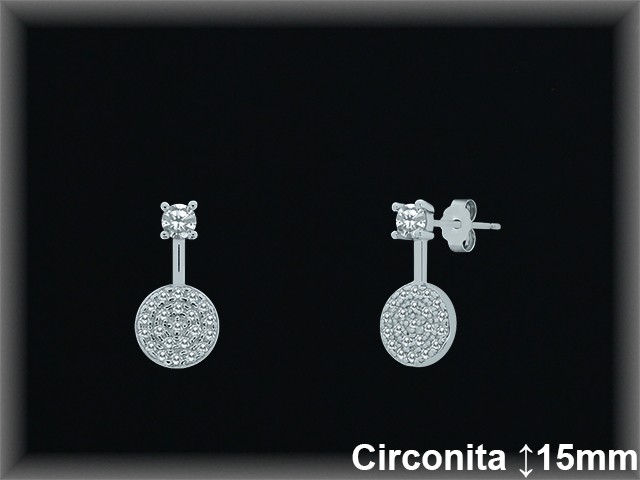Mayorista de Plata en Pendientes ref Z8461  Pendientes de Plata al por Mayor