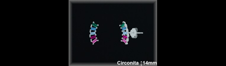 Pendientes de Plata al Por Mayor ref Z8514T  Mayorista de Pendientes de Plata