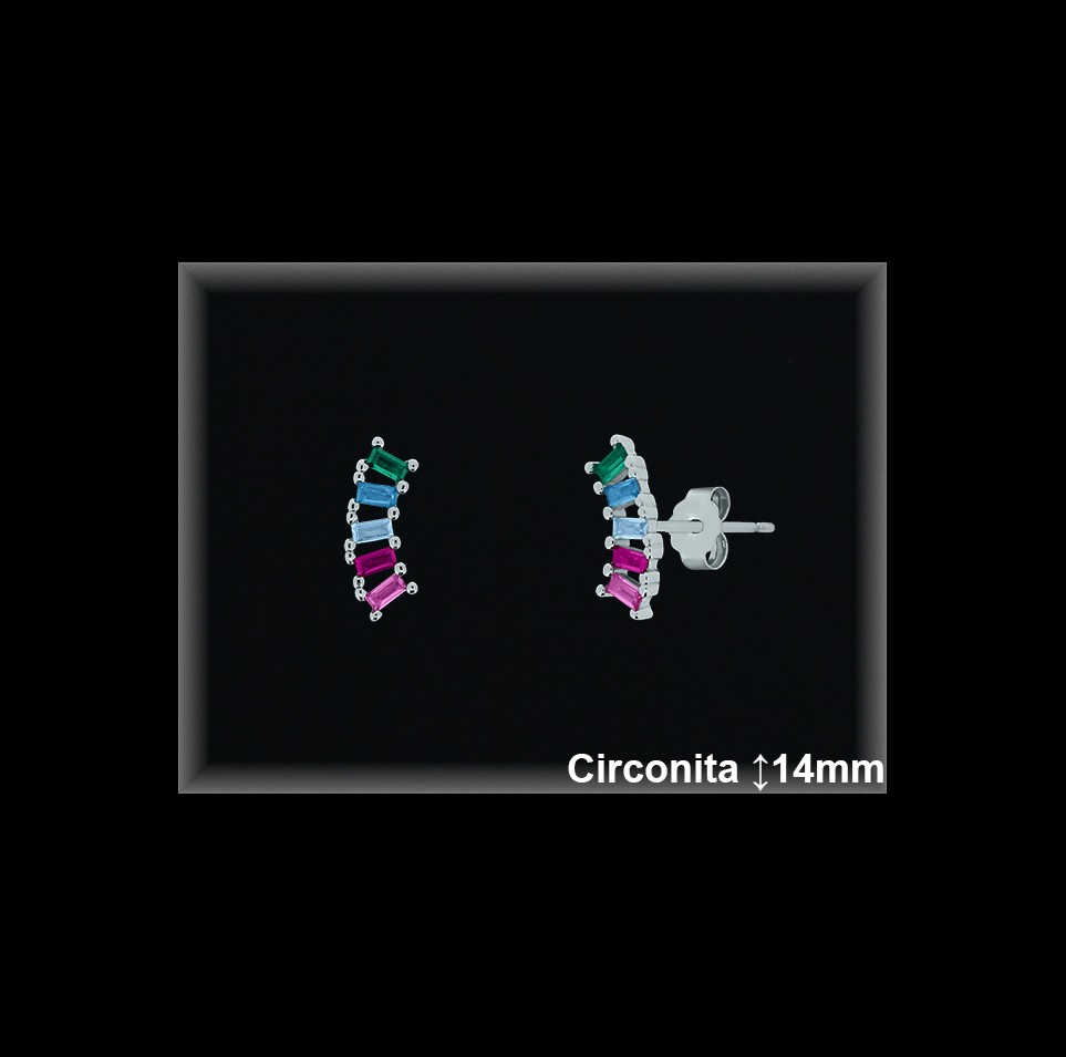 Pendientes de Plata al Por Mayor ref Z8514T  Mayorista de Pendientes de Plata