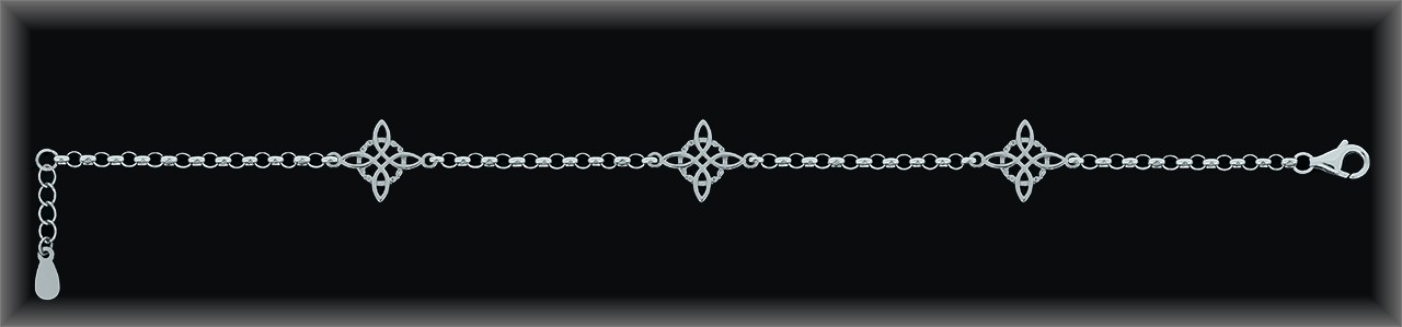 Mayorista de Plata de Pulseras ref 9L298  Pulseras de Plata al por Mayor
